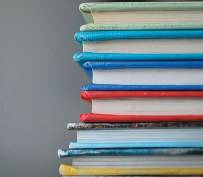 stack of books