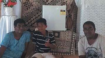 The fridge beside the Navala Church tabernacle