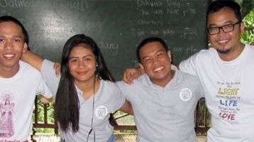 Fr. Kurt with youth ministry leaders