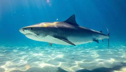 shark swimming