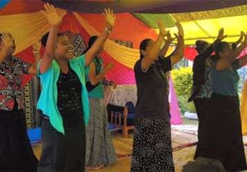 Church dance at juvenile center open day