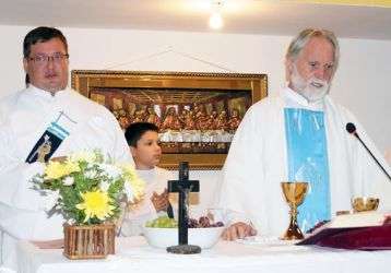 At Mass