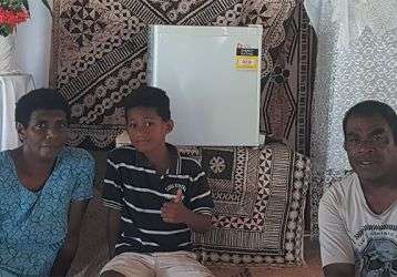 The fridge beside the Navala Church tabernacle