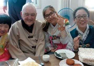 Fr. Noel, Youn and friends